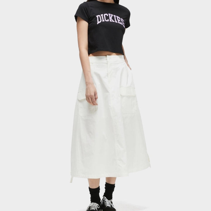 [BUNJANG] Dickies Arch Logo Cropped T-Shirt Black S (New, Unsealed) / 새) 디키즈 아치 로고 크롭 티셔츠 블랙 S 미개봉 새상품