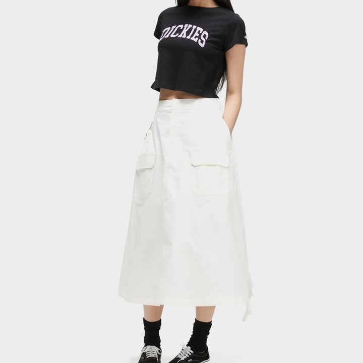[BUNJANG] Dickies Arch Logo Cropped T-Shirt Black S (New, Unsealed) / 새) 디키즈 아치 로고 크롭 티셔츠 블랙 S 미개봉 새상품
