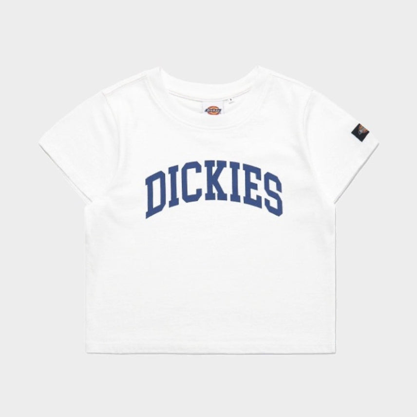[BUNJANG] Dickies Arch Logo Crop T-Shirt White S / 새) 디키즈 아치 로고 크롭 티셔츠 화이트 S 미개봉 새상품