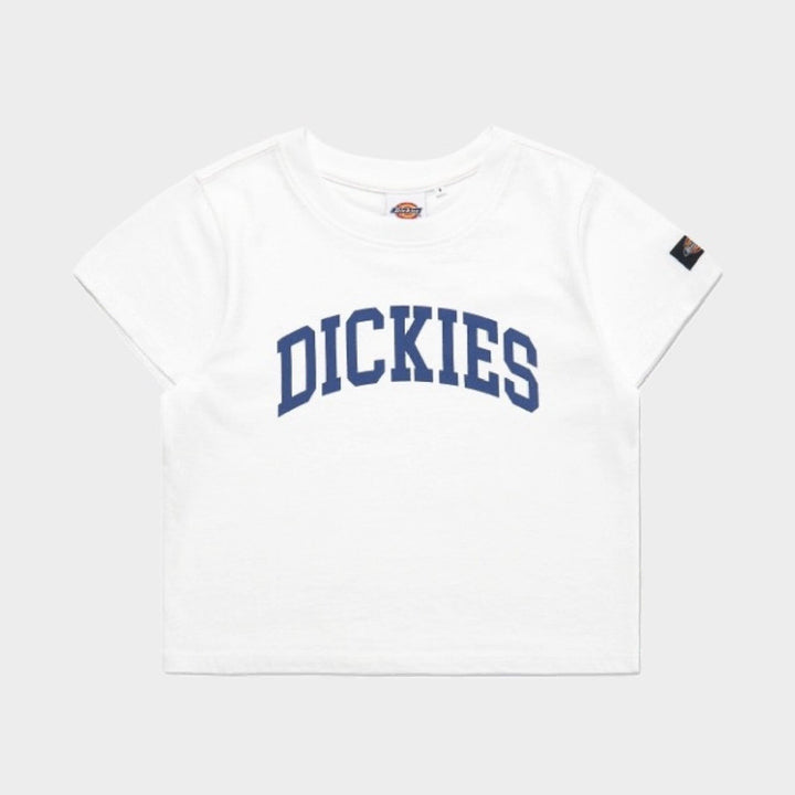 [BUNJANG] Dickies Arch Logo Crop T-Shirt White S / 새) 디키즈 아치 로고 크롭 티셔츠 화이트 S 미개봉 새상품