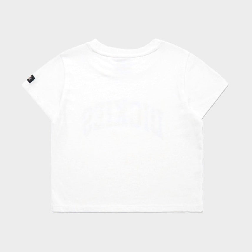 [BUNJANG] Dickies Arch Logo Crop T-Shirt White S / 새) 디키즈 아치 로고 크롭 티셔츠 화이트 S 미개봉 새상품