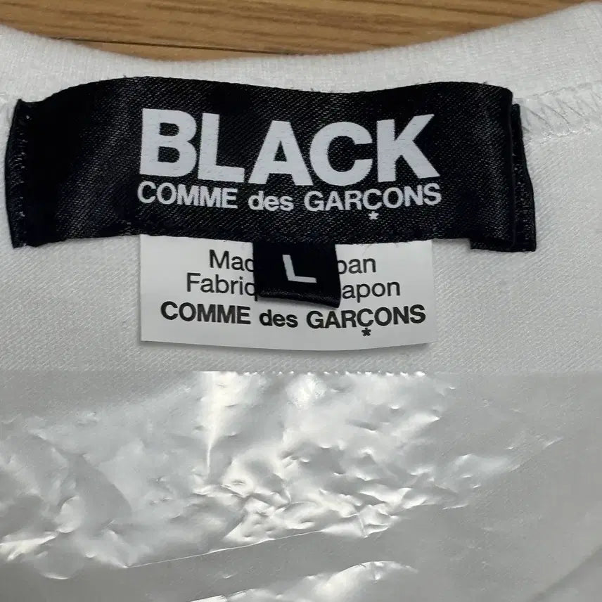 [BUNJANG] Comme des Garcons Black Printing T-Shirt / [새상품/L] 꼼데가르송 블랙 프린팅 티셔츠