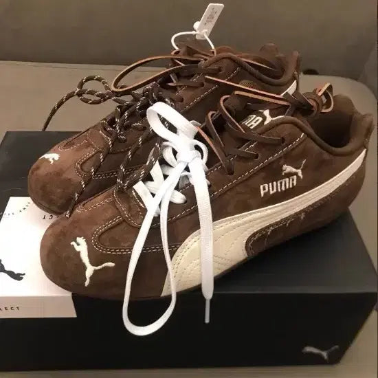 [BUNJANG] Puma Speedcat OG Suede Sneakers Brown/Ivory / 푸마 SPPEDCAT OG  스니커즈  240mm
