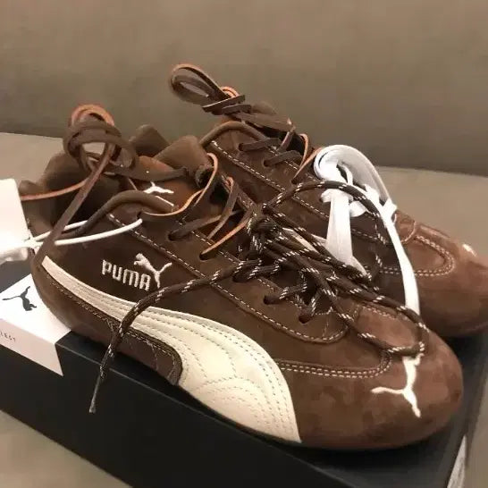 [BUNJANG] Puma Speedcat OG Suede Sneakers Brown/Ivory / 푸마 SPPEDCAT OG  스니커즈  240mm