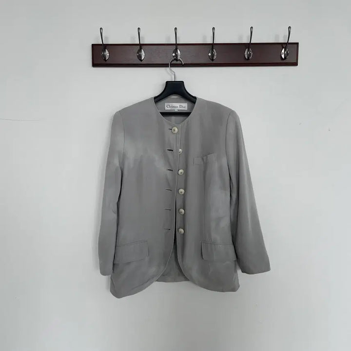 [BUNJANG] Christian Dior New Wool Jacket / 올드 크리스찬 디올 논카라 4계절 뉴울 자켓