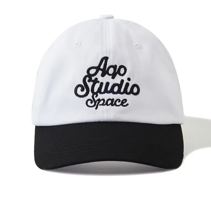 [BUNJANG] Acos Studio Space Ball Cap Hat White/Black Free Size Sealed / 새) 아코스튜디오스페이스 볼캡 모자 화이트블랙 프리사이즈 미개봉 새상품
