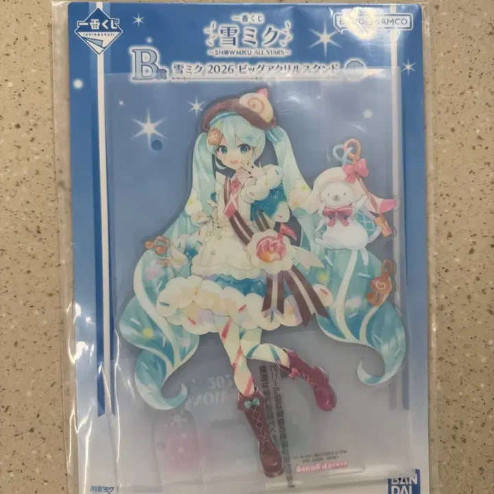 [BUNJANG] Snow Miku Acrylic Stand Figure / 유키 미쿠 쿠지 2026 스노우 미쿠 B상 아크릴스탠드