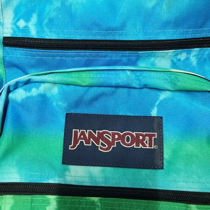 [BUNJANG] JanSport Tie-Dye Backpack Blue/Green / 잔스포츠 타이다이 백팩 블루/그린
