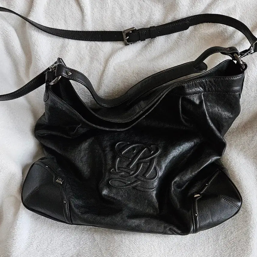 [BUNJANG] Louis Quatorze Raw Leather Shoulder Cross Bag / 루이까또즈새상품생지가죽