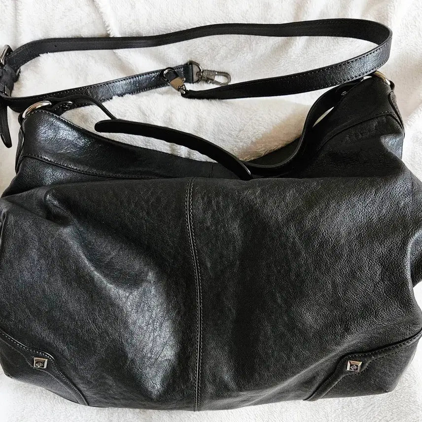 [BUNJANG] Louis Quatorze Raw Leather Shoulder Cross Bag / 루이까또즈새상품생지가죽