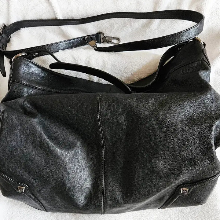 [BUNJANG] Louis Quatorze Raw Leather Shoulder Cross Bag / 루이까또즈새상품생지가죽