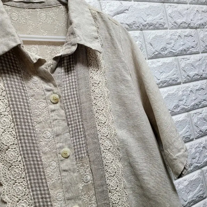 [BUNJANG] 2 Story Jin Linen Lace Long Dress / 고퀄 2스토리지니 린넨 레이스 롱 원피스