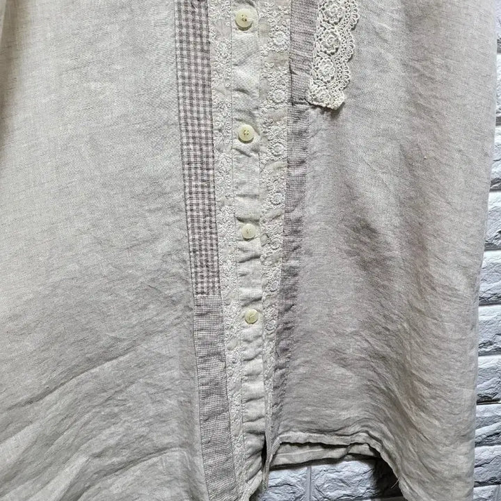 [BUNJANG] 2 Story Jin Linen Lace Long Dress / 고퀄 2스토리지니 린넨 레이스 롱 원피스