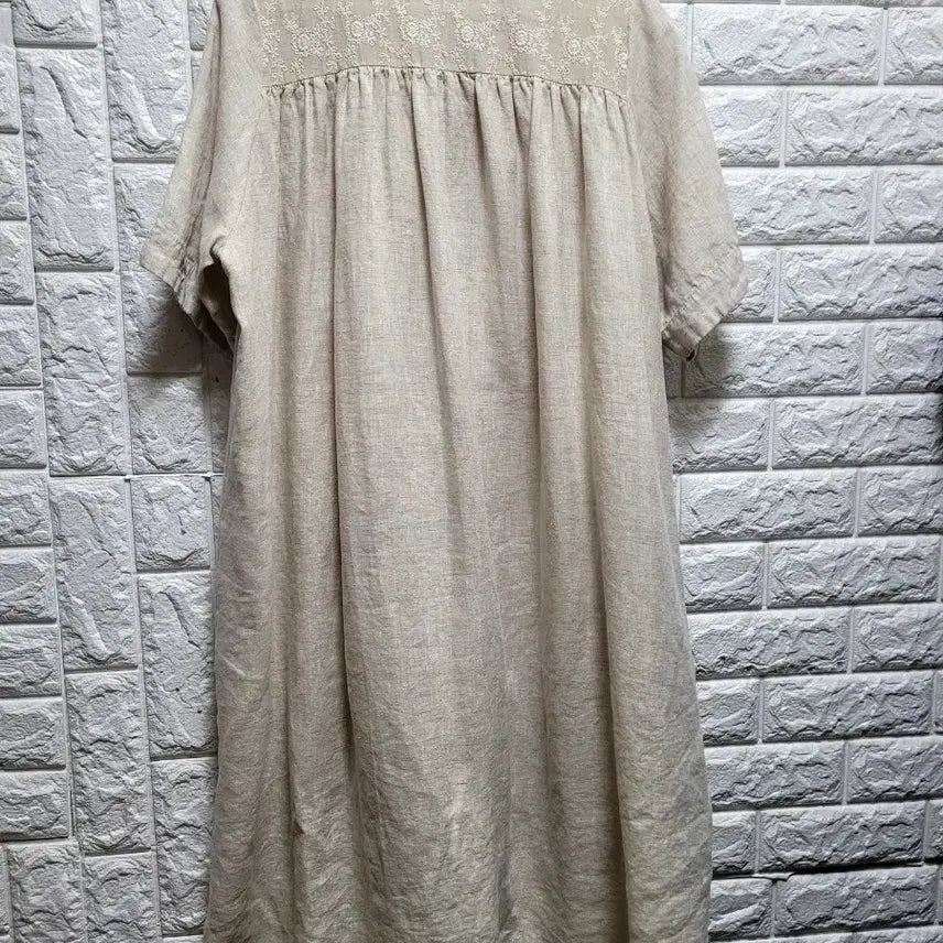 [BUNJANG] 2 Story Jin Linen Lace Long Dress / 고퀄 2스토리지니 린넨 레이스 롱 원피스