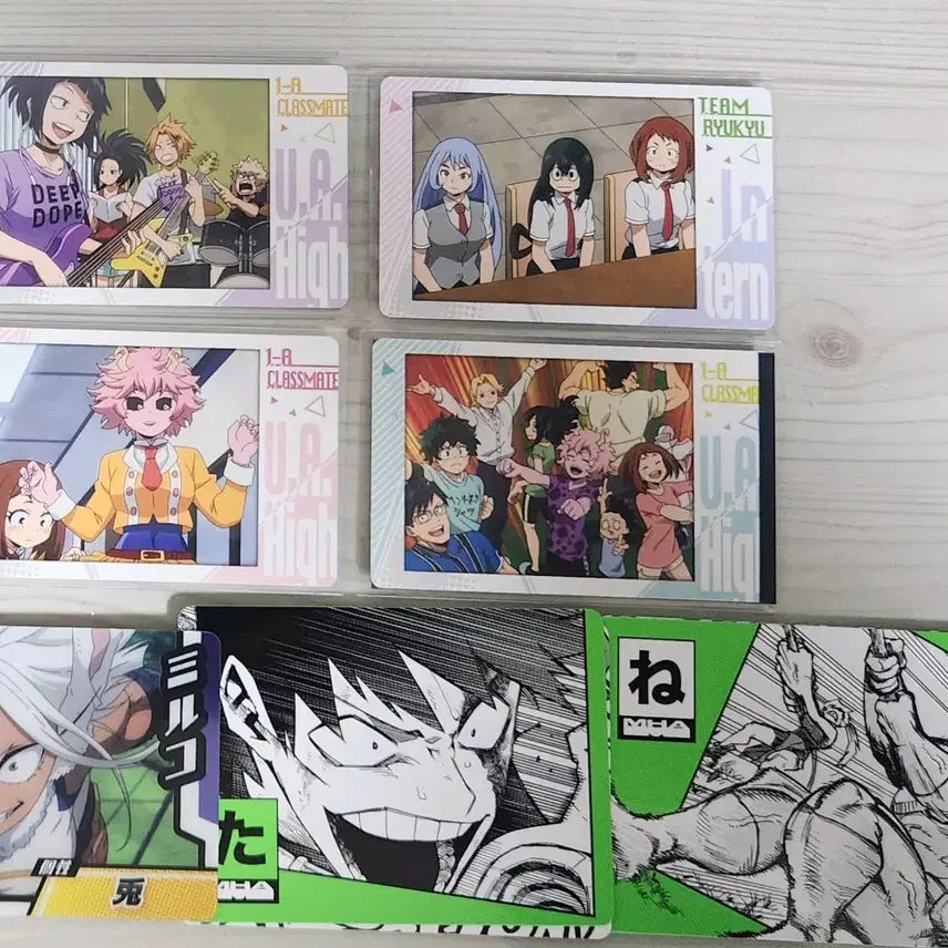 [BUNJANG] My Hero Academia Paper Card Bundle Set / (일괄) 히로아카 나히아 지류 카드 굿즈