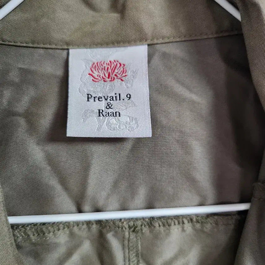 [BUNJANG] Khaki Trench Coat / 카키색 칠부 소매 롤업 트렌치 코트 F