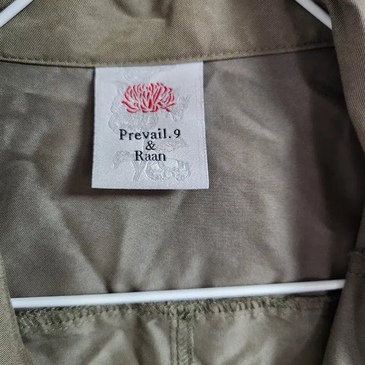 [BUNJANG] Khaki Trench Coat / 카키색 칠부 소매 롤업 트렌치 코트 F