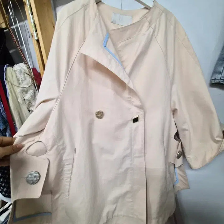 [BUNJANG] Kuho Avant Short Trench Coat / 구호 아방 숏 트렌치