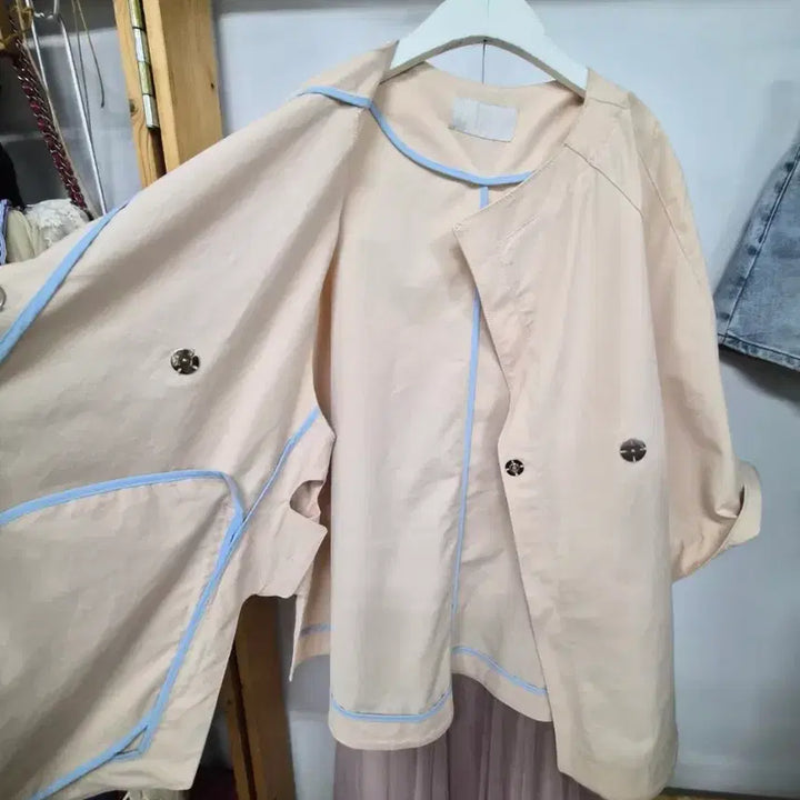 [BUNJANG] Kuho Avant Short Trench Coat / 구호 아방 숏 트렌치