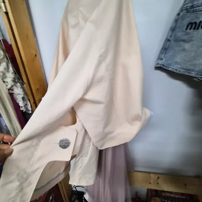 [BUNJANG] Kuho Avant Short Trench Coat / 구호 아방 숏 트렌치