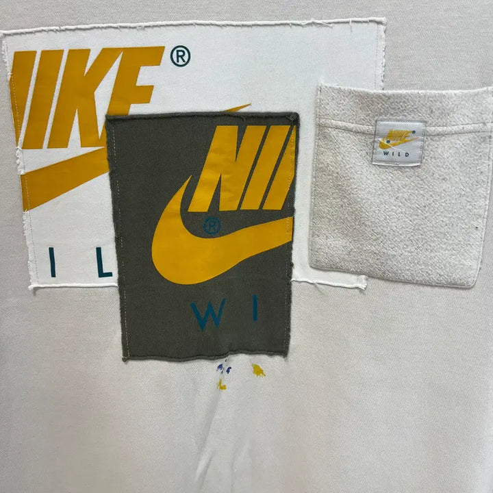 [SOLD OUT] M 나이키 NSW 패치워크 맨투맨 라이트본
