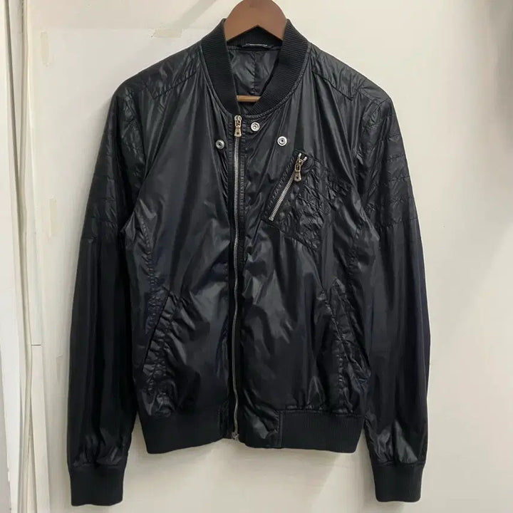 [BUNJANG] Dolce &amp; Gabbana Diagonal Zipper Bomber Jacket MA1 / N257 돌체앤가바나 사선 봄버 자켓 ma1