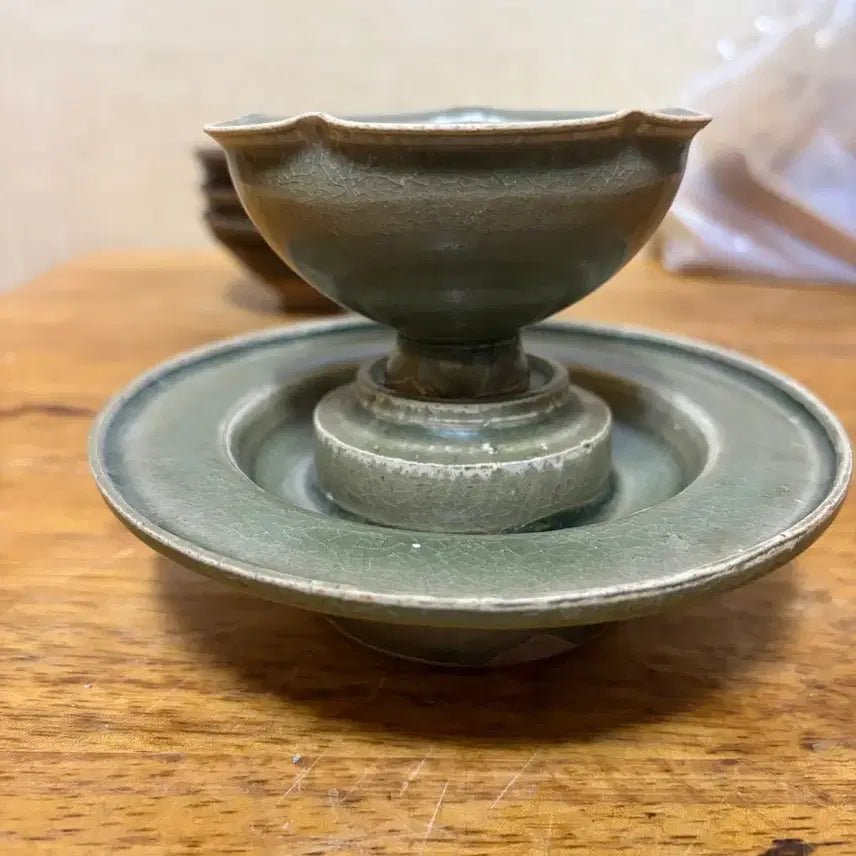 [BUNJANG] Song Dynasty Celadon Porcelain / 진품 송조시대 복건에서 생산한 월요술잔 세트