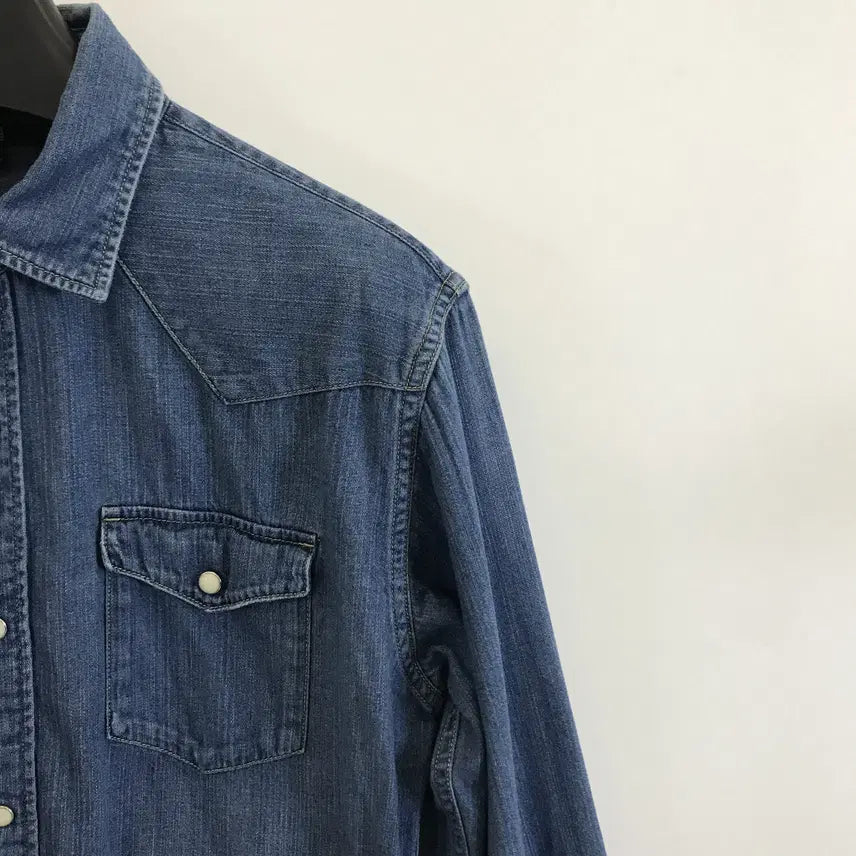 [BUNJANG] Uniqlo Western Denim Shirt Snap Button L / 유니클로 웨스턴 데님셔츠 스냅단추 [L]