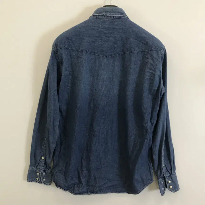 [BUNJANG] Uniqlo Western Denim Shirt Snap Button L / 유니클로 웨스턴 데님셔츠 스냅단추 [L]