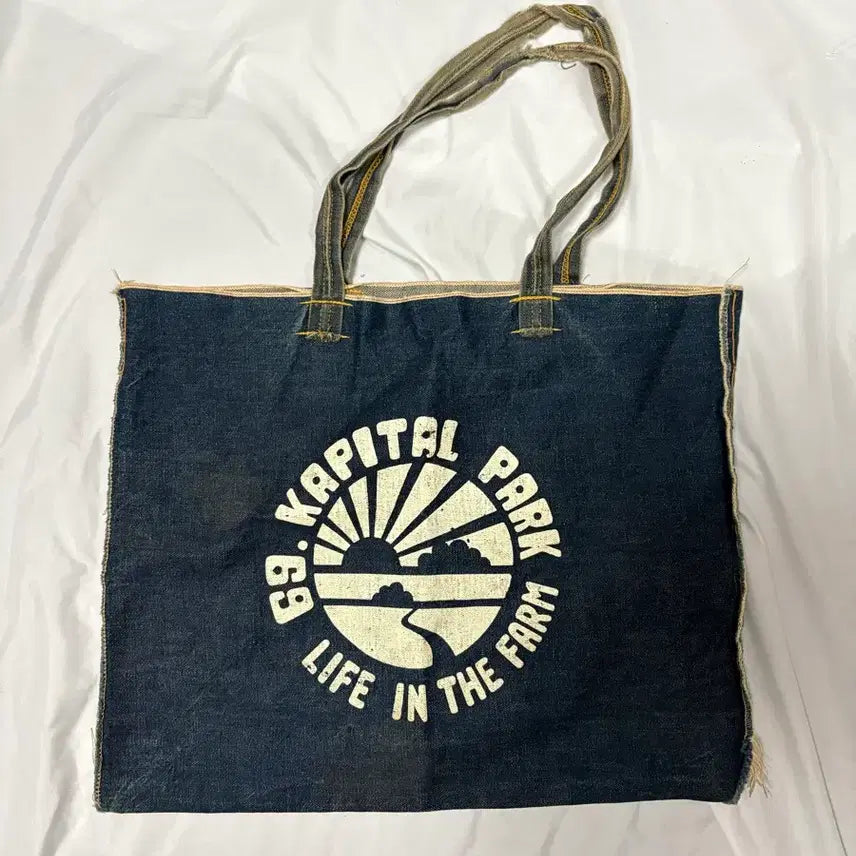 [BUNJANG] Capital Tote Bag / 캐피탈 토드백