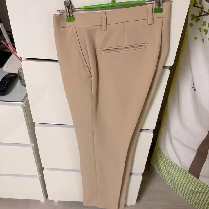 [BUNJANG] ADD Beige Wide Slacks / ADD 베이지 와이드 슬랙스
