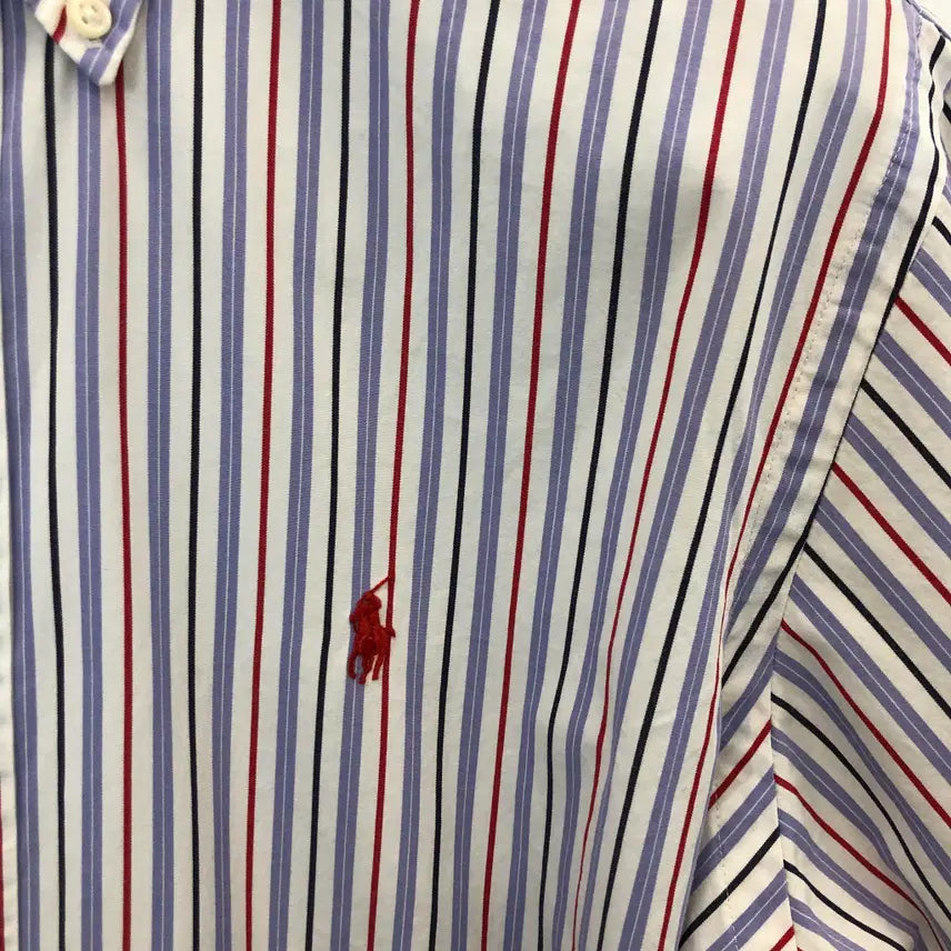 [SOLD OUT] 폴로 랄프로렌 커스텀핏 반팔셔츠 40 퍼플