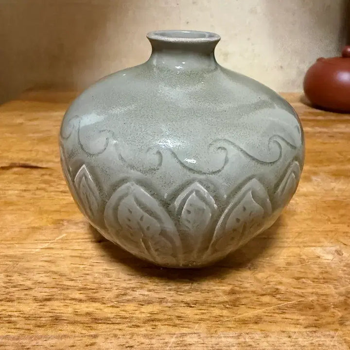 [BUNJANG] Northern Song Dynasty Yaozhou Kiln Celadon Porcelain / 진품 북성시대 요주요과  도자기