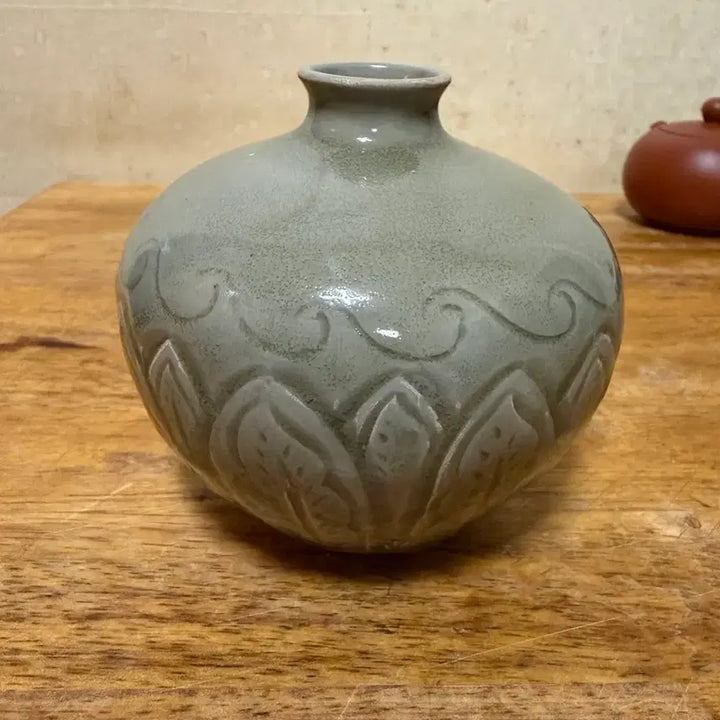 [BUNJANG] Northern Song Dynasty Yaozhou Kiln Celadon Porcelain / 진품 북성시대 요주요과  도자기