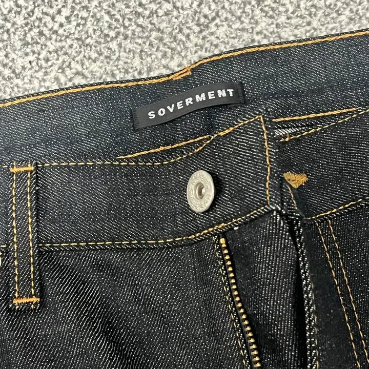 [BUNJANG] Soberment Raw Denim XL Standard Fit Jeans / 소버먼트 생지 데님 XL사이즈(31-32) 스탠다드핏 selvedge d
