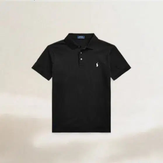 [BUNJANG] Polo Ralph Lauren Mesh Polo Shirt Black (Custom Fit) - Size L / 폴로PK(신형) 메쉬카라티 블랙L(커스텀핏)