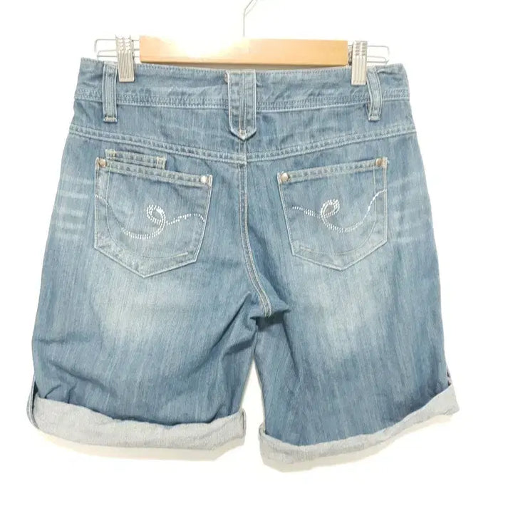 [BUNJANG] Tomboy Denim 5-Part Pants / 톰보이 데님 5부 팬츠 55_S0039