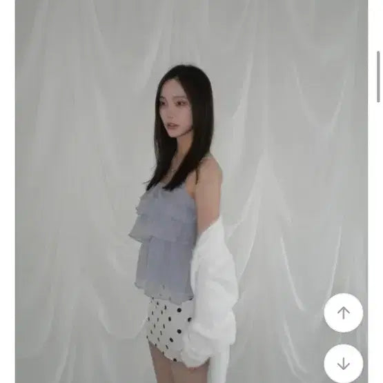 [BUNJANG] Ably Angora Loose Fit Cardigan - White / 에이블리 앙고라 루즈핏 가디건 화이트