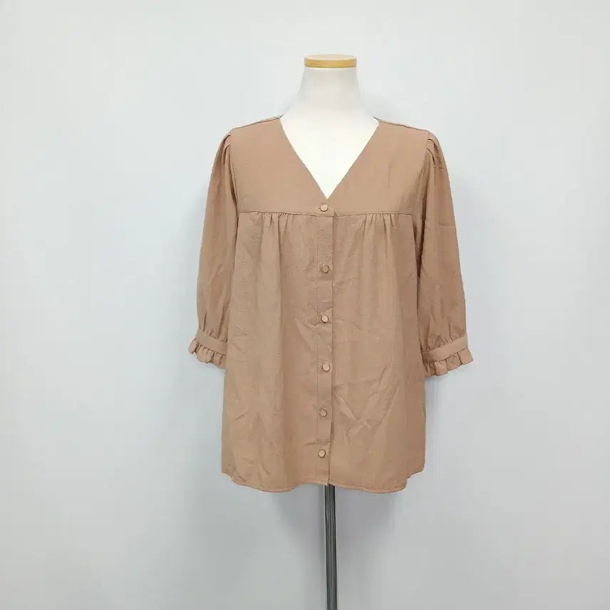 [BUNJANG] Maison Blanche 21SS 7-Sleeve Blouse Shirt / 메종블랑쉬 21SS 블라우스 7부 셔츠 55