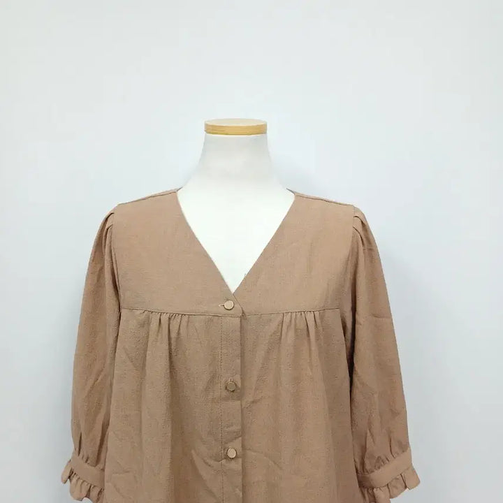 [BUNJANG] Maison Blanche 21SS 7-Sleeve Blouse Shirt / 메종블랑쉬 21SS 블라우스 7부 셔츠 55