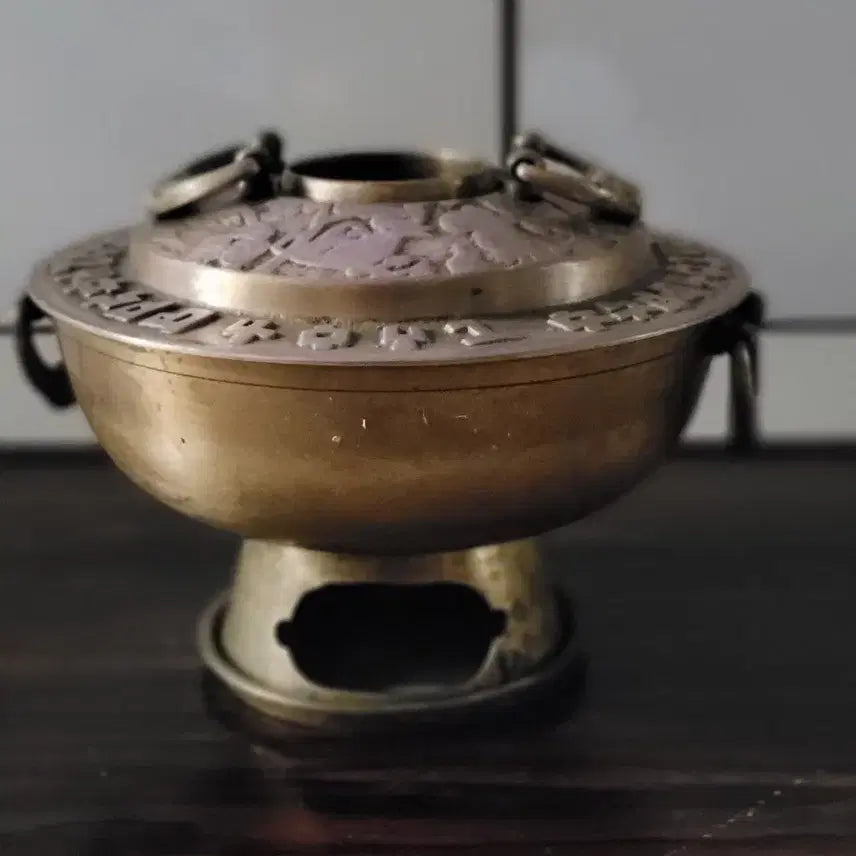 [BUNJANG] Brass Sinseollo (Traditional Korean Cooking Pot) / 신설로 놋쇠