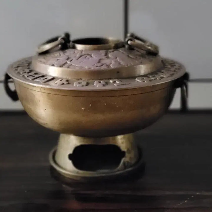 [BUNJANG] Brass Sinseollo (Traditional Korean Cooking Pot) / 신설로 놋쇠