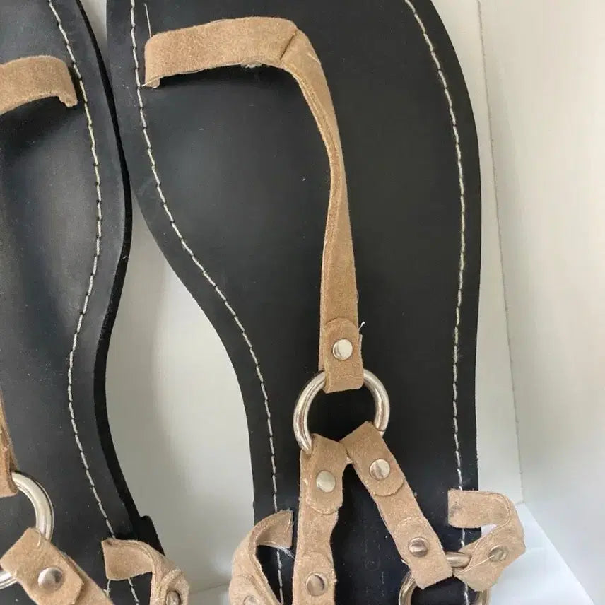 [BUNJANG] Thumb Toe Flip-Flop Sandals / 엄지 쪼리 슬리퍼 샌들