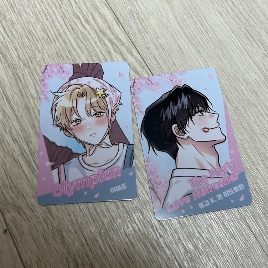 [BUNJANG] Noctua Olympian Flynn Fox Drink Bundle Set Photocard / 녹티아 올림피언 플린의 여우음료 포카 포토카드 일괄