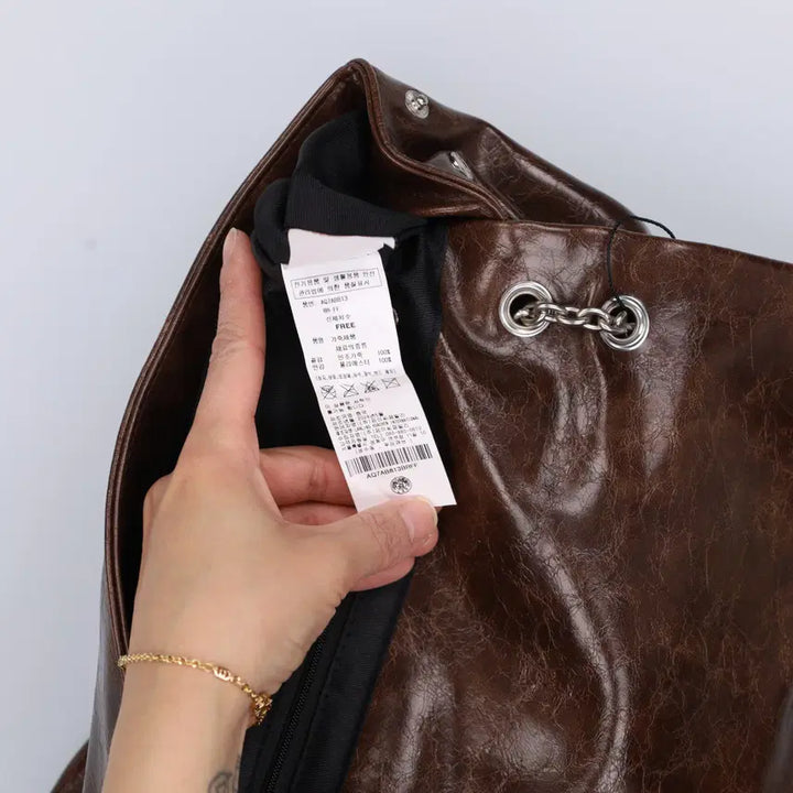 [BUNJANG] F Chain Bag / F 새상품 랩 주름 체인백 0402H1