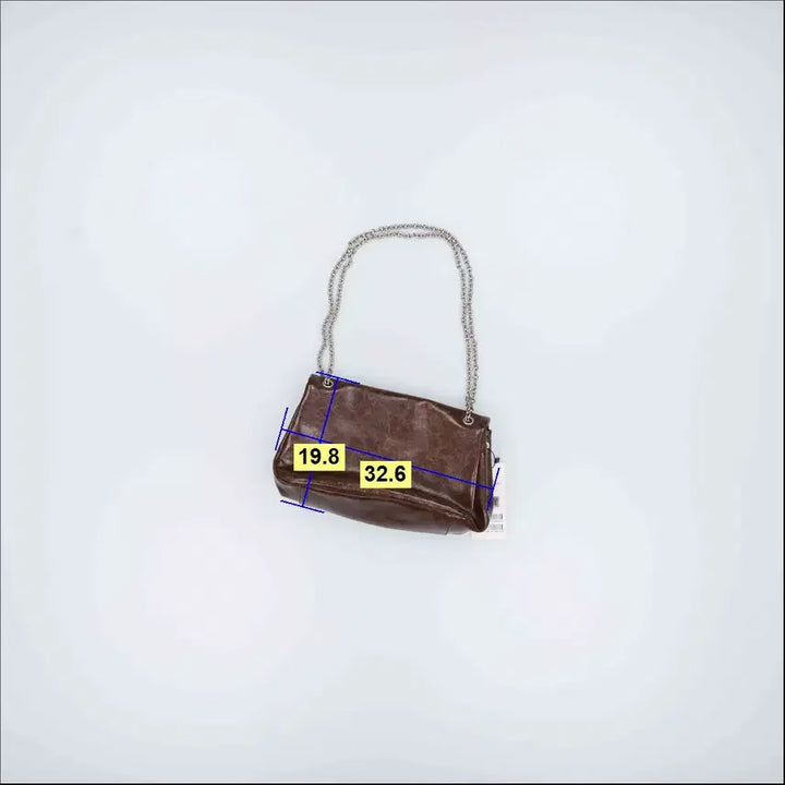 [BUNJANG] F Chain Bag / F 새상품 랩 주름 체인백 0402H1