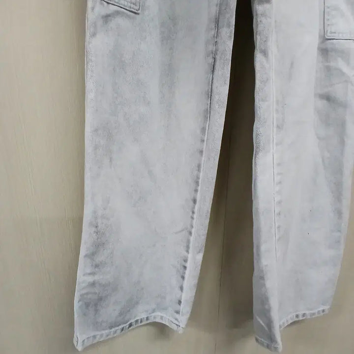 [BUNJANG] MAIN BOOTH Washed Cargo Denim Pants / MAIN BOOTH 워싱 카고 데님 팬츠