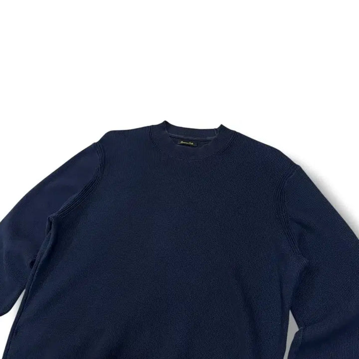 [BUNJANG] Massimo Dutti Navy Waffle Knit Sweater / [M] 마시모 두띠 네이비 와플 니트