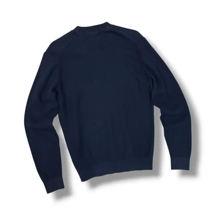 [BUNJANG] Massimo Dutti Navy Waffle Knit Sweater / [M] 마시모 두띠 네이비 와플 니트