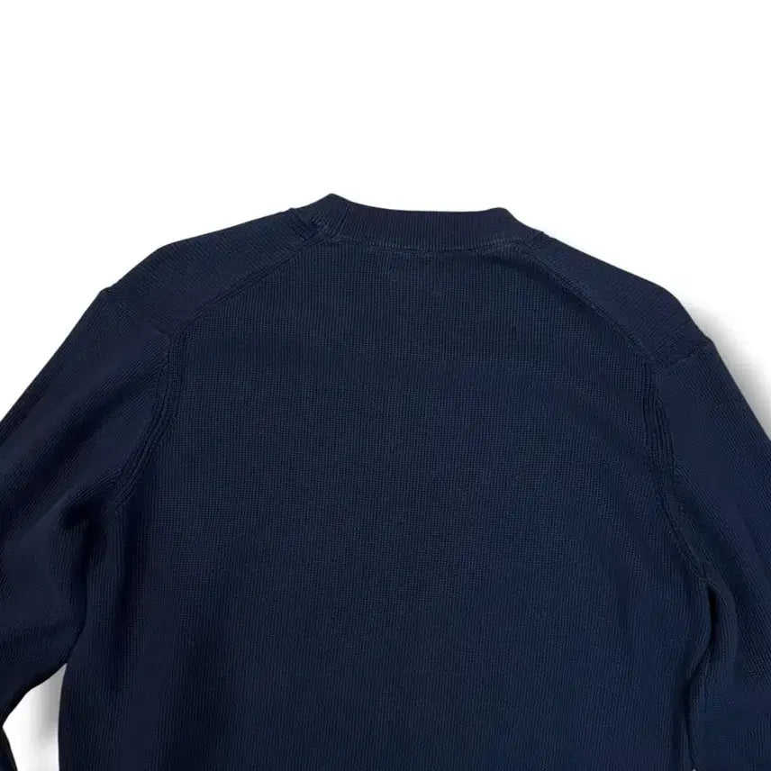 [BUNJANG] Massimo Dutti Navy Waffle Knit Sweater / [M] 마시모 두띠 네이비 와플 니트